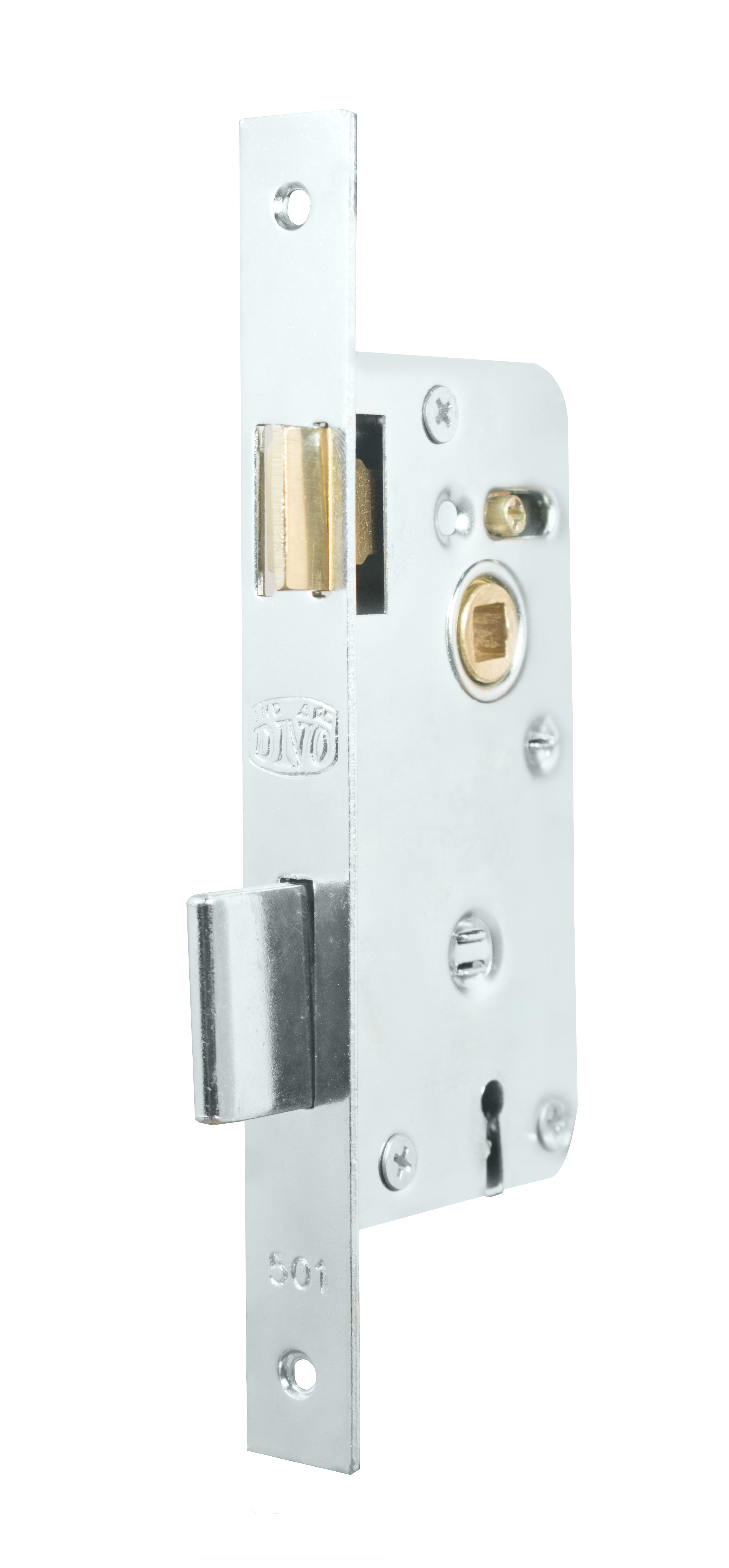 Cerradura para placa, frente cuadrado